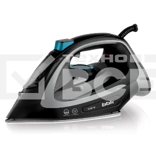 Утюг BBK ISE-2405 черный/серебро, 2400 Вт