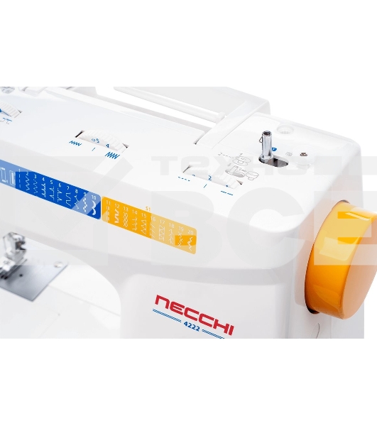 Швейная машина Necchi 4222, 24 операции, петля п/автомат, рег.длины и ширины стежка