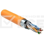 Кабель связи витая пара ITK LC1-C604-327 F/UTP кат.6 4x2x23AWG LSZH оранжевый (305м), фото 1