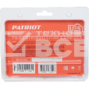 Батарея аккумуляторная PB BR 21V(Max) Li-ion 3,0Ah UES тонкая зарядка