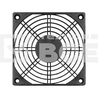 Решетка для вентилятора 120x120 ExeGate EG-120PSB (120x120 мм, пластиковая, квадратная, черная)