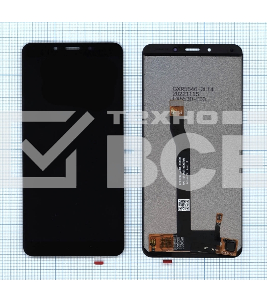 Дисплей для Xiaomi Redmi 6, Redmi 6A в сборе с тачскрином (copy) черный