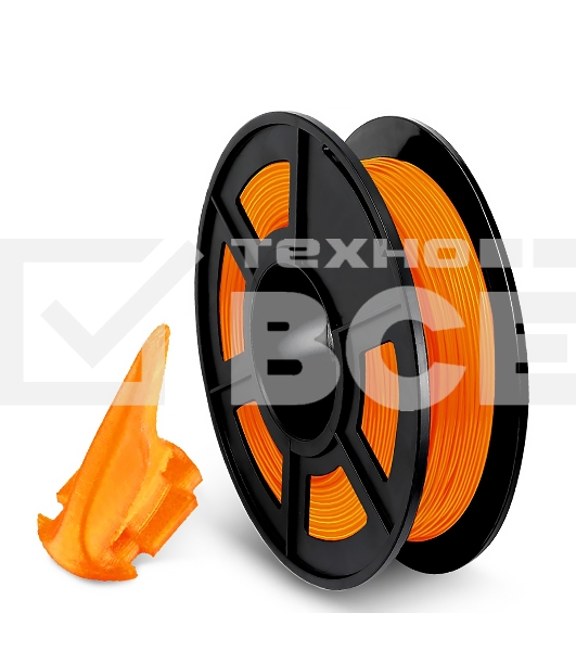 Филамент NVPRINT TPU Orange для 3D печати диаметр 1.75мм  длина 165 метров  масса 0,5 кг