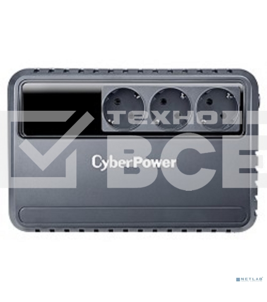 Источник бесперебойного питания CyberPower Line-Interactive BU600E 600VA/360W (3 EURO)