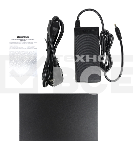 Неуправляемый 9-портовый PoE-коммутатор ORIGO OS1209P/A1A 10/100 Мбит/с