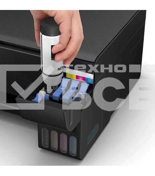 МФУ струйный Epson L3550 (C11CK59405), A4, цветной, печ. до 15 стр/мин. (ч/б) до 8 стр/мин. (цвет), скан. до 11 стр/мин. (ч/б) 28 стр/мин. (цвет), 4800 x 1200 dpi (печать) 1200x2400dpi (скан.), USB, Wi-Fi, Air Print