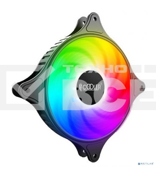 Вентилятор для корпуса PCCooler FX-120-3 черный, 120 мм, 1200 об/мин, 18 дБ, 3 pin