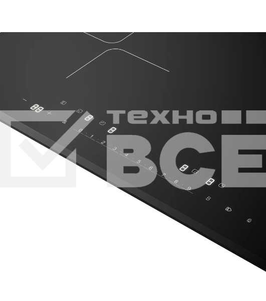 Варочная поверхность Kuppersberg/Варочная поверхность Kuppersberg, индукция, High-Tech, 9 уровней мощности, inverter, таймер, пауза, Booster, автоматическое отключение, Flexi-zone, слайдерное управление, поддержание тепла, черный