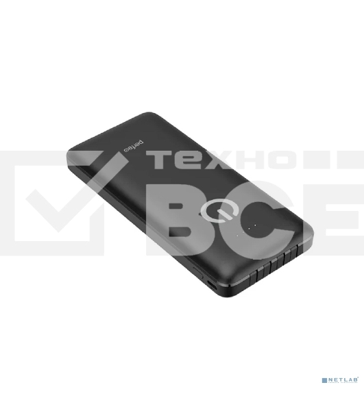 Портативный аккумулятор Powerbank Perfeo ABSOLUTE 10000mah In Micro usb,USB /Out USB,Micro usb,Type-C,Lightning, 2.1А/ черный (PF_B4878)