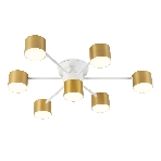 Потолочный светильник Ambrella light FL51725/7 WH/GD белый/золото GX53/7 max 12W 645*135, фото6