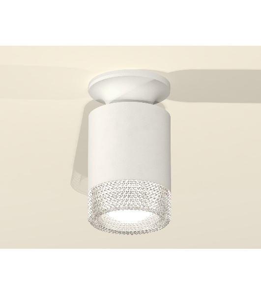 Светильник Ambrella Light XS6301102 SWH/CL белый песок/прозрачный MR16 GU5.3 (N6901, C6301, N6150)