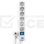 Фильтр-удлинитель PowerCube PRO (SPL(5+1)-16B-P-5М) 5.0 м, LC контур - подавление В/Ч помех, 16А/3,5 кВт, фото4