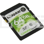 Флеш карта SDHC 64Gb Class10 Kingston <SDS2/64GB>, Canvas Select 100R CL10 UHS-I, фото2