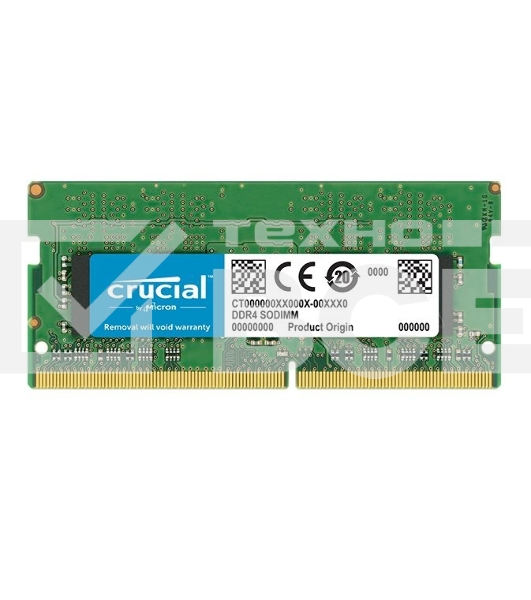 Оперативная память Crucial, DDR4, 8GB (1x8GB), 3200MHz, CL22 SO-DIMM