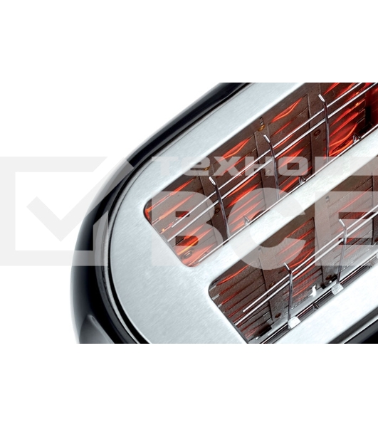 Тостер Centek СТ-1432 черный/стальной