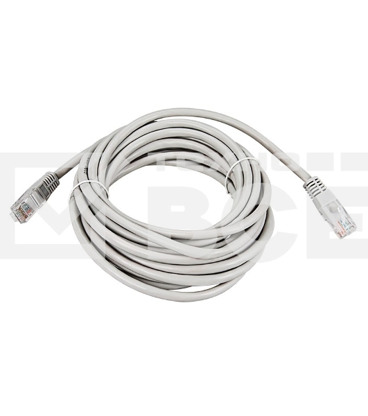 Коммутационный шнур Rexant (18-1006), патч-корд U/UTP RJ45-RJ45, CAT 5e, PVC серый, 3м