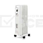 Масляный обогреватель Ballu Classic BOH/CL-07WRN (7 секций), белый, 1500 Вт, 20 м2, термостат, фото3