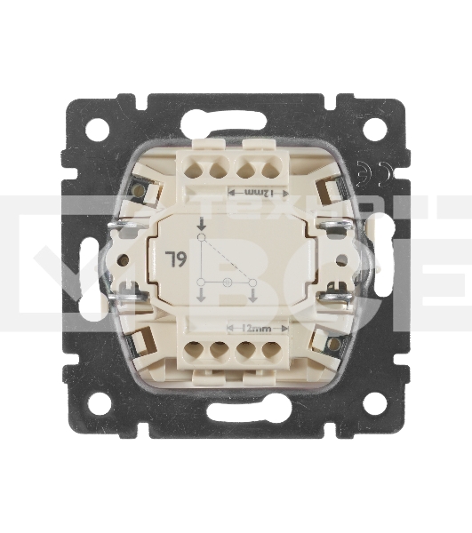 Переключатель Legrand 774326 Valena 2напр 10A с подсв, сл. кость