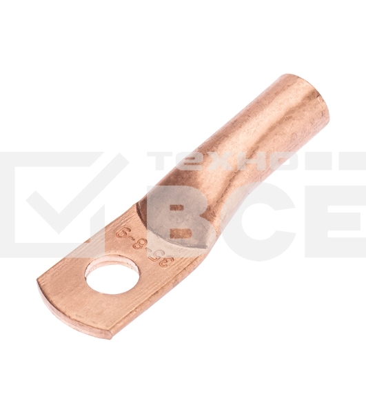Наконечник медный ТМ 35-8-9 (35мм² - Ø8мм) (в упак. 5 шт.) Rexant