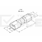 Клемма плоская полностью изолированная гнездо 6.6 мм 0.5-1.5 мм² (РППи-м 1.5-(6.3)) Rexant, фото4