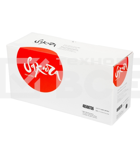 Картридж Sakura 46508736 для OKI C332/ MC363, черный, 3 500 к.