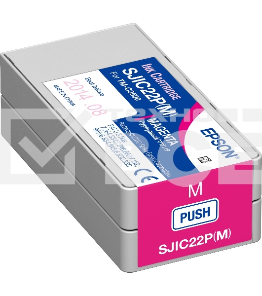Картридж струйный SJIC22P(M): INK CARTRIDGE FOR TM-C3500 пурпурный