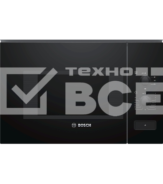Микроволновая печь встраиваемая Bosch BFL520MB0, черный