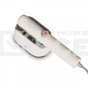 Ручной отпариватель BQ SG1009H Beige, Мощность 1000 Ватт, 2 в 1: Отпаривание и глажка, Быстрый нагрев, Для всех типов ткани,Вертикальное и горизонтальное отпаривание, Сухая глажка, Тефлоновое покрытие подошвы, Подставка и мерный стакан в комплекте, Устрой