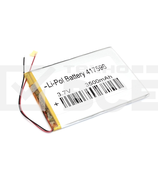 Аккумулятор Li-Pol (батарея) 4.1*75*96мм 2pin 3.7V/3500mAh