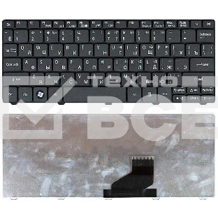 Клавиатура для ноутбука Acer Aspire One 521 532H AO532H D255 D260 D270 NAV50 PAV80 черная