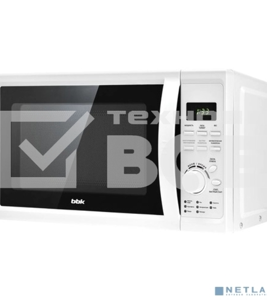 Микроволновая печь BBK 20MWS-719T/WG белый 20л 700Вт поворотный механизм, кнопки,