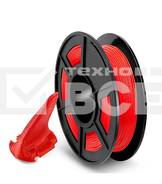 Филамент NVPRINT TPU Red для 3D печати диаметр 1.75мм  длина 165 метров  масса 0,5 кг