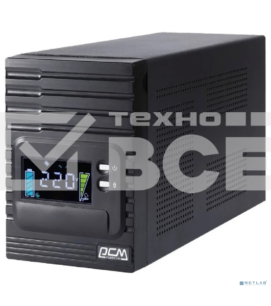 Источник бесперебойного питания Powercom Smart King Pro+ SPT-1500-II LCD 1200Вт 1500ВА черный