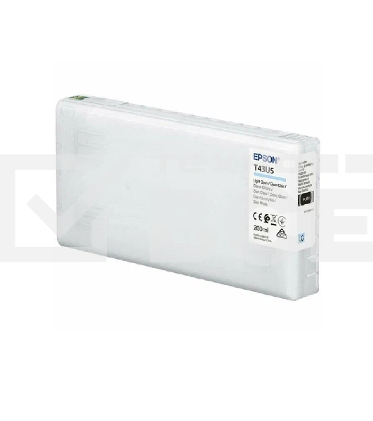 Картридж струйный Epson T43U (C13T43U540) светло-голубой (200 мл) для SureLab SL-D800