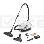 Пылесос Karcher DS 6 Plus белый/черный, 350/650 Вт, уборка влажная/сухая, пылесборник контейнер 2 л, фото 1