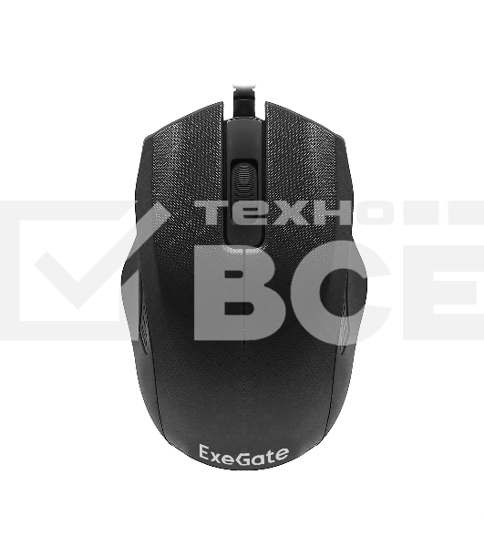 Мышь проводная ExeGate Professional Standard SH-9027 черный, 1000 dpi, USB, кнопки - 3