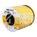 Уплотнитель самоклеящийся, белый, D-профиль 9х7,5мм, для зазоров 3-5мм, бухта 100м PROconnect, фото 1