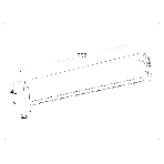 Управляемый светодиодный светильник для шинопровода Magnetic Ambrella light GL1262 BK черный IP20 9W 3000K-6400K 220V 120° 232*25*42 (Без ПДУ), фото 1