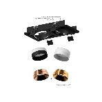 Насадка для корпуса светильника N7033 MCH хром матовый D70*H27mm Out10mm MR16, фото11