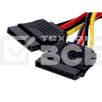 Кабель питания 2xSATA (от разъема Molex (IDE)  блока питания), 15см Exegate, фото4