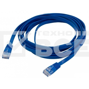 Сетевое оборудование  Patchcord molded 5E Copper 1m Blue