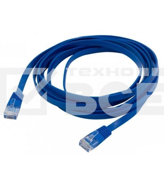 Сетевое оборудование  Patchcord molded 5E Copper 1m Blue