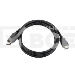 Кабель CablexpertDisplayPort->HDMI, 5м, 20M/19M, черный, экран, пакет, фото 1