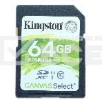 Флеш карта SDHC 64Gb Class10 Kingston <SDS2/64GB>, Canvas Select 100R CL10 UHS-I, фото13