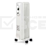 Масляный обогреватель Ballu Comfort BOH/CM-05WDN 1000 (5 секций) белый, 1000 Вт, 15 м2, термостат, фото 1