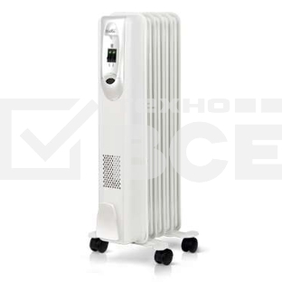 Масляный обогреватель Ballu Comfort BOH/CM-05WDN 1000 (5 секций) белый, 1000 Вт, 15 м2, термостат