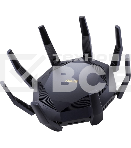 Роутер ASUS RT-AX89X, 802.11b/g/n/ac/ax, до 1148+4804 бит/c, 2,4 + 5 гГц, 8 антенны, USB, GBT LAN