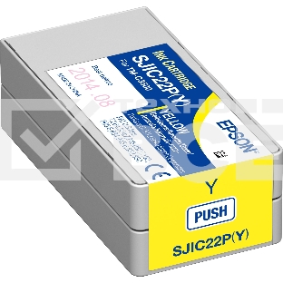 Картридж струйный SJIC22P(Y): INK CARTRIDGE FOR TM-C3500 желтый