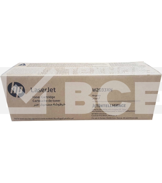 Картридж лазерный Cartridge HP 415X для LJ Pro M454/MFP M479/M480f, пурпурный (6 000 стр.) (желтая упаковка)