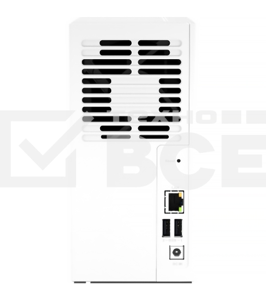 Сетевое хранилище SMB QNAP TS-233 NAS 2 HDD trays. ARM 4-core Cortex-A55 2.0GHz, ram 2 GB (max), 1x1GbE, 2xUSB 2.0 port,1xUSB 3.2 Gen 1